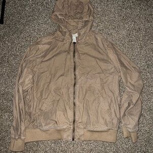 LOGG Vintage OG Tan Casual Hoodie Jacket